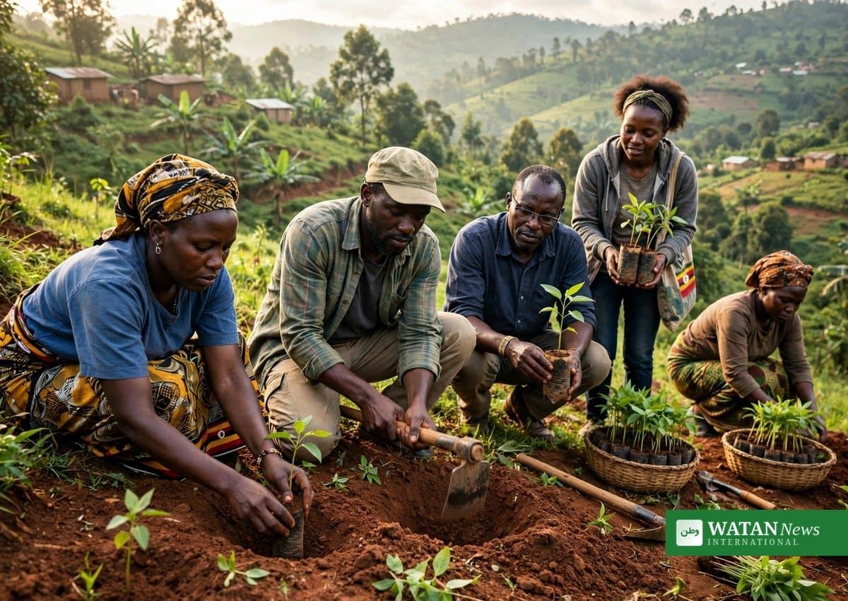 Centenary Bank, Kabale Diocese and Good Forests Foundation Plant 12,000 Trees in Kanungu
