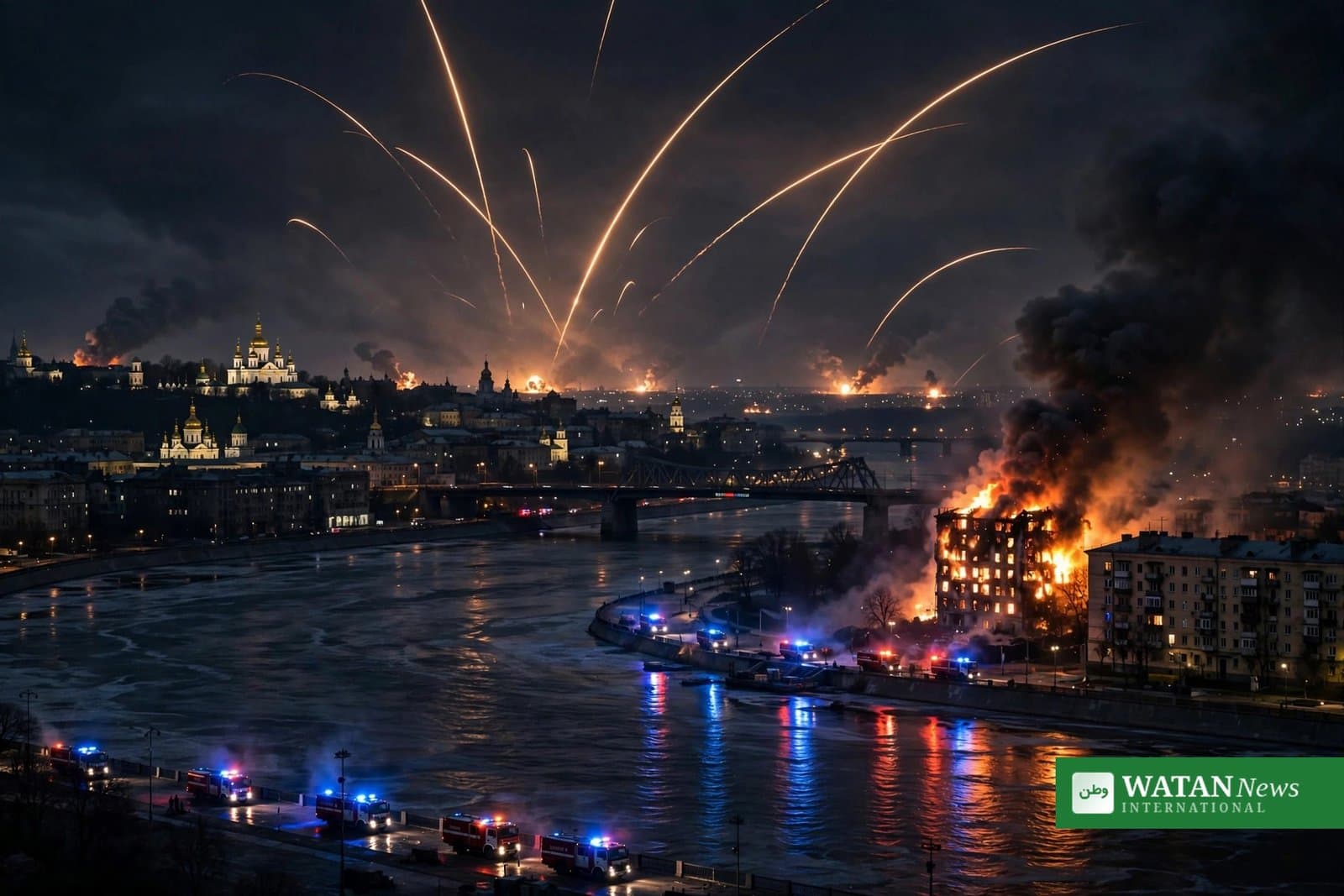 Russia Continues Ukraine Strikes as Zelenskyy Visits Frontline