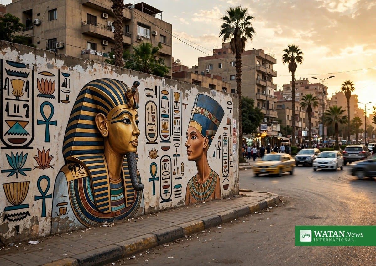 Cairo mural row: Tutankhamun, Nefertiti depicted with dark skin sparks controversy