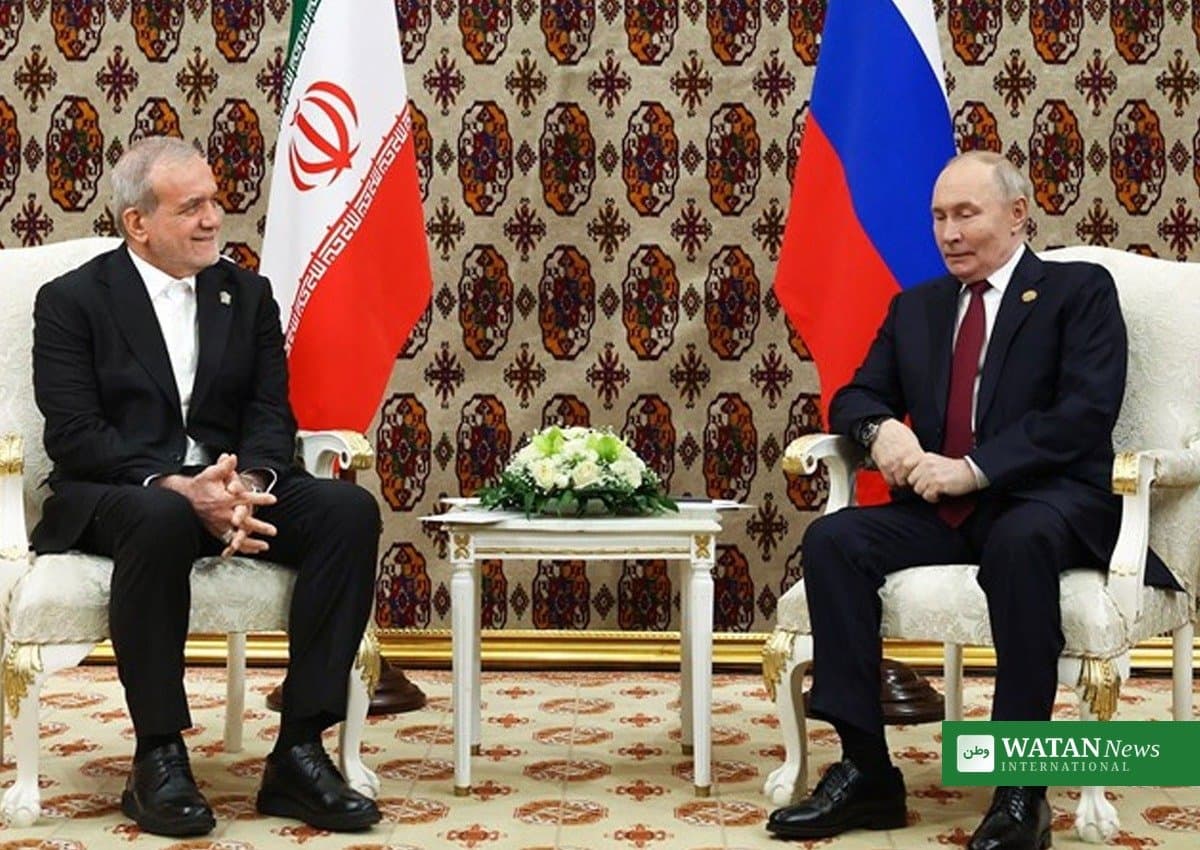 Putin Meets Iranian President Pezeshkian in Turkmenistan, Vows to Help End War