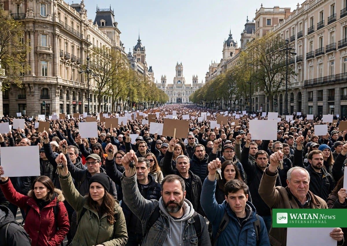 Spain Housing Crisis Sparks Mass Protests: Tens of Thousands Demand Action