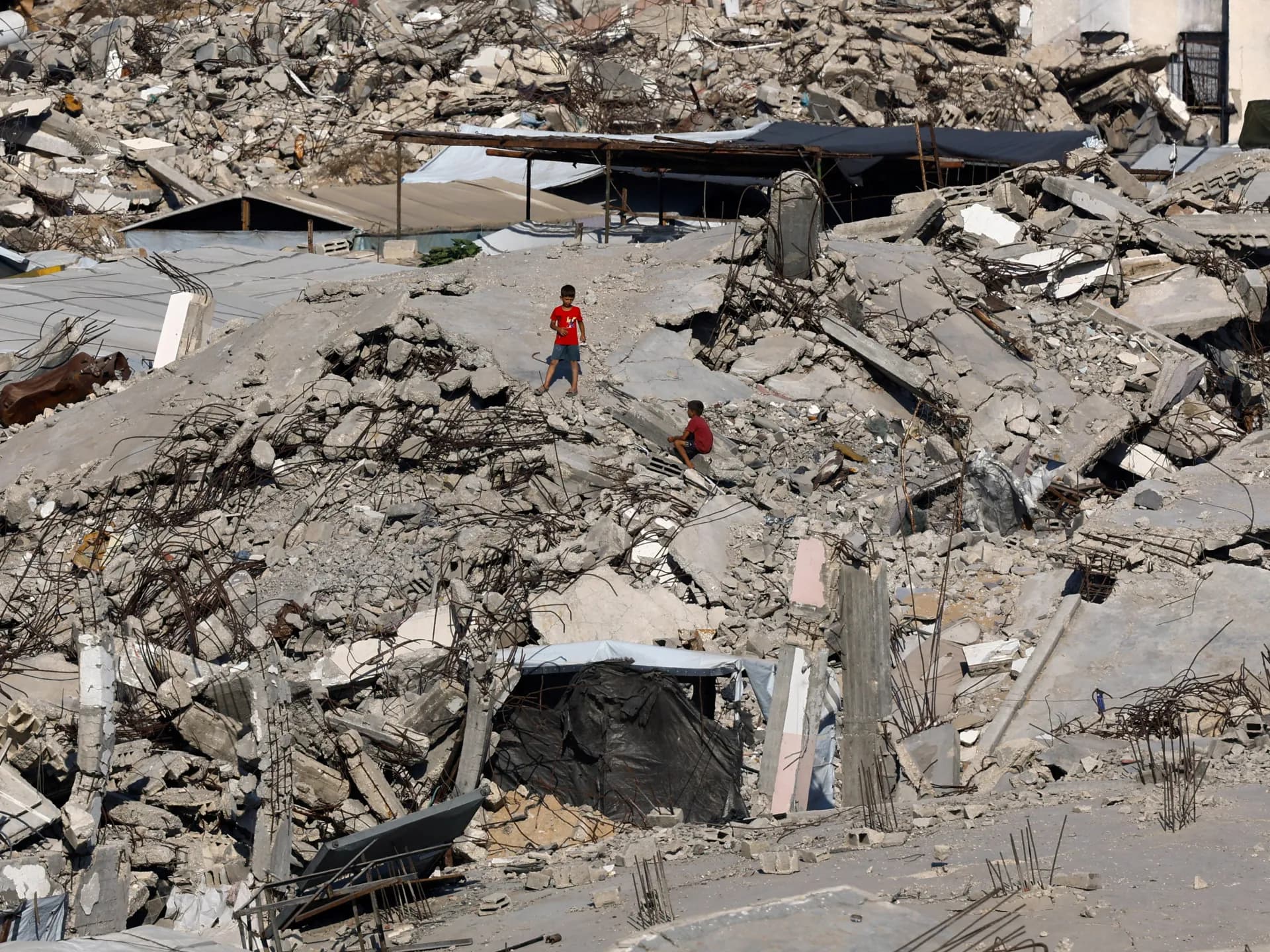 Gaza residential building collapses, six families reportedly trapped