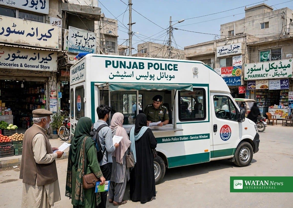 Punjab Police Mobile Stations Bring Services to Residents