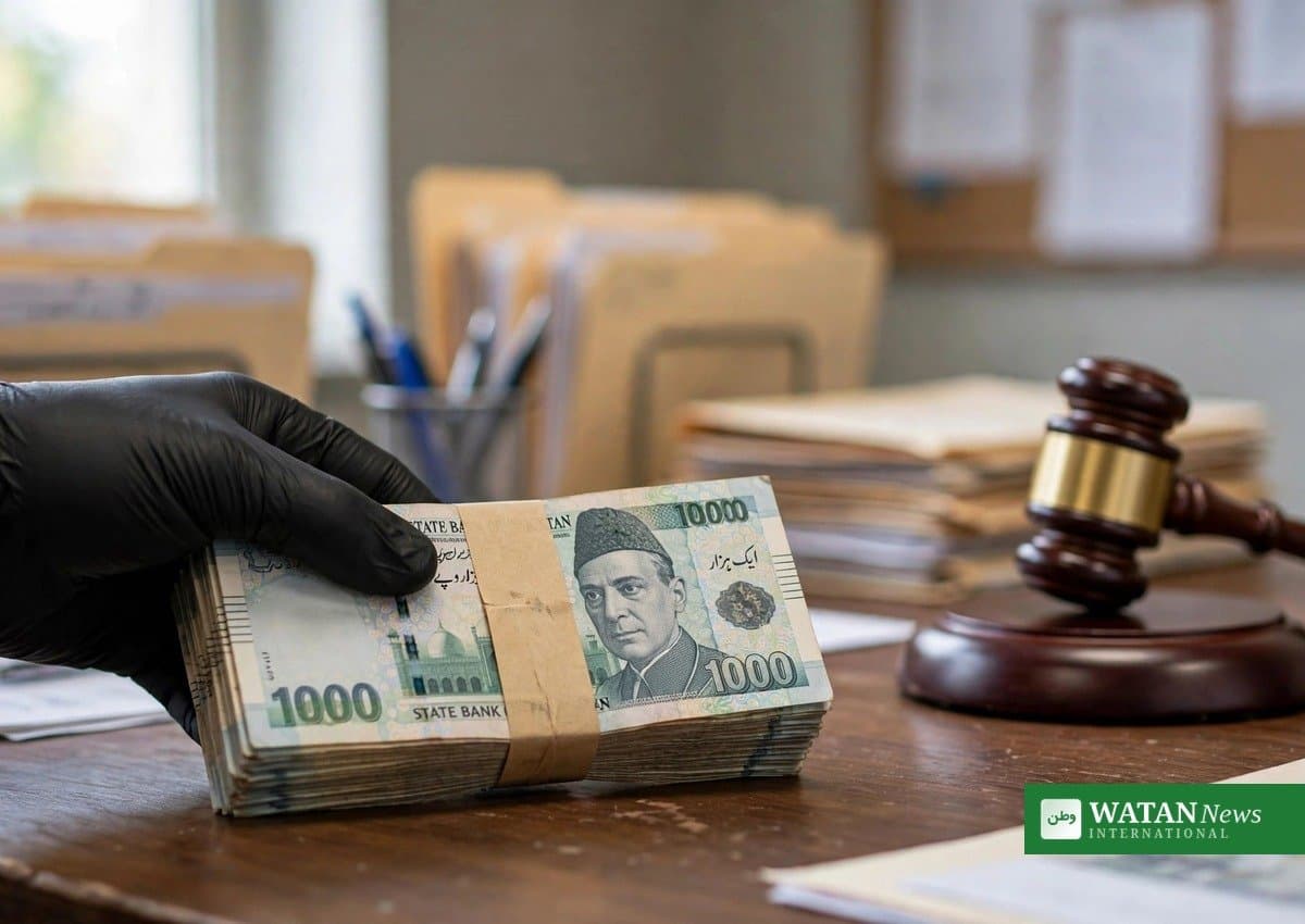 رشوت لینے والا سینئر کلرک گرفتار، تحقیقات جاری