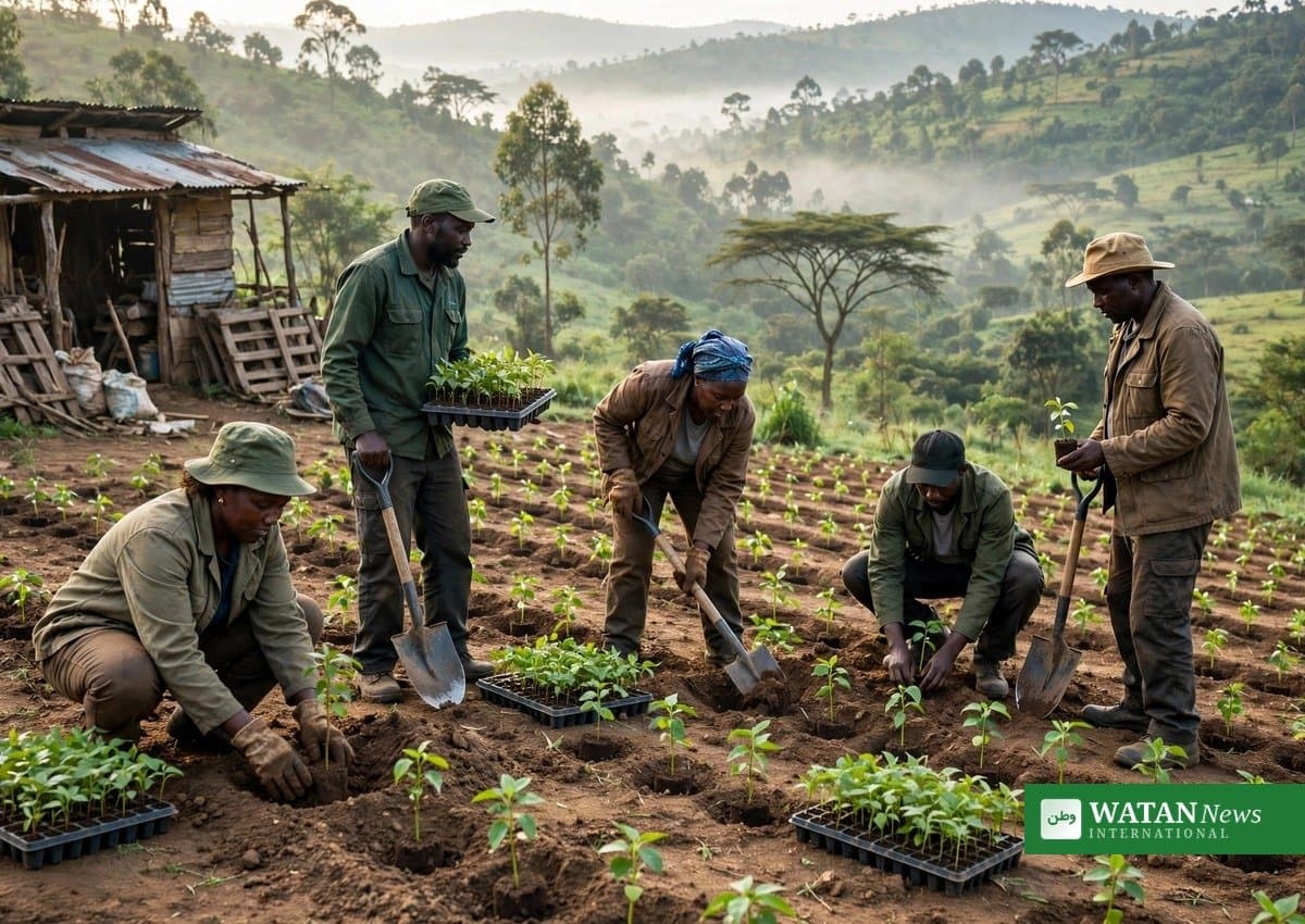Swissport and NCBA Plant 5,000 Trees in Kiambu as 10,000-Tree Drive Begins